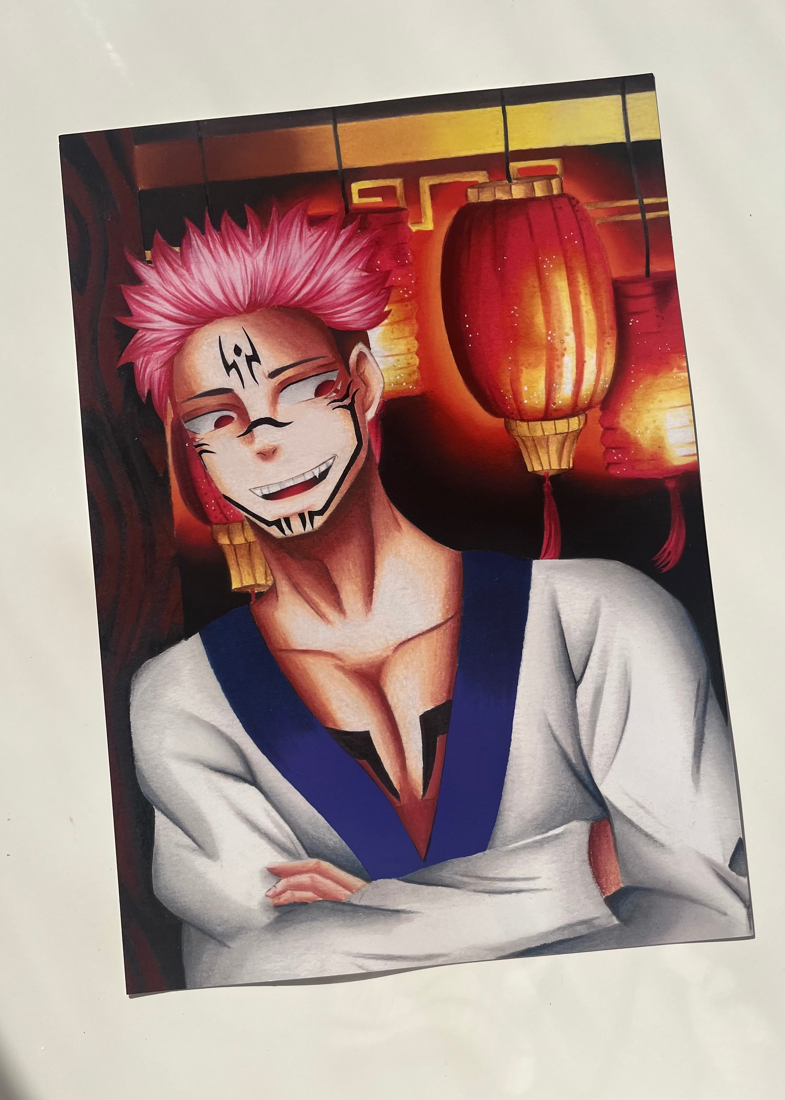 Dessin imprimé sukuna